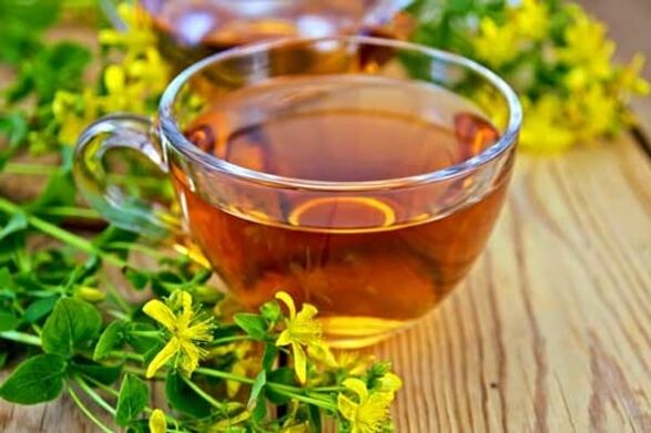 An infusion based on St. John's wort will help eliminate problems with potency