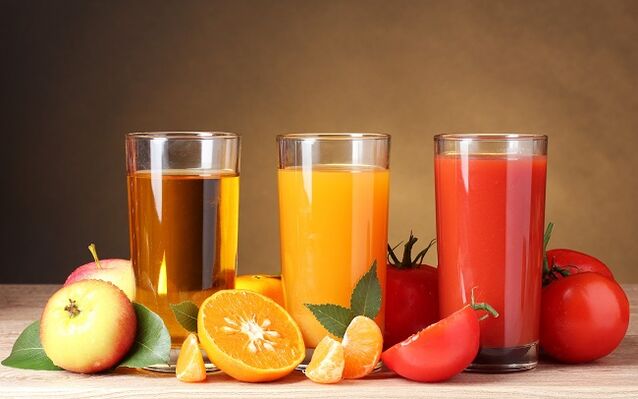 fruit and vegetable juices to increase potency